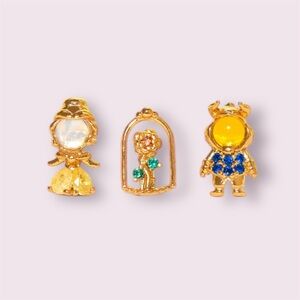Disney Inspired Beauty And The Beast Earrings